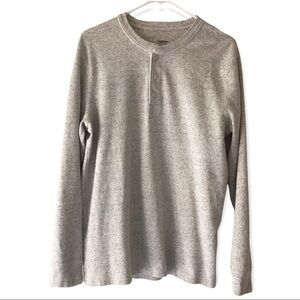 Sonoma Heathered Ivory Long Sleeve Men’s T-Shirt